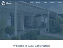 Tablet Screenshot of glassconstruction.com